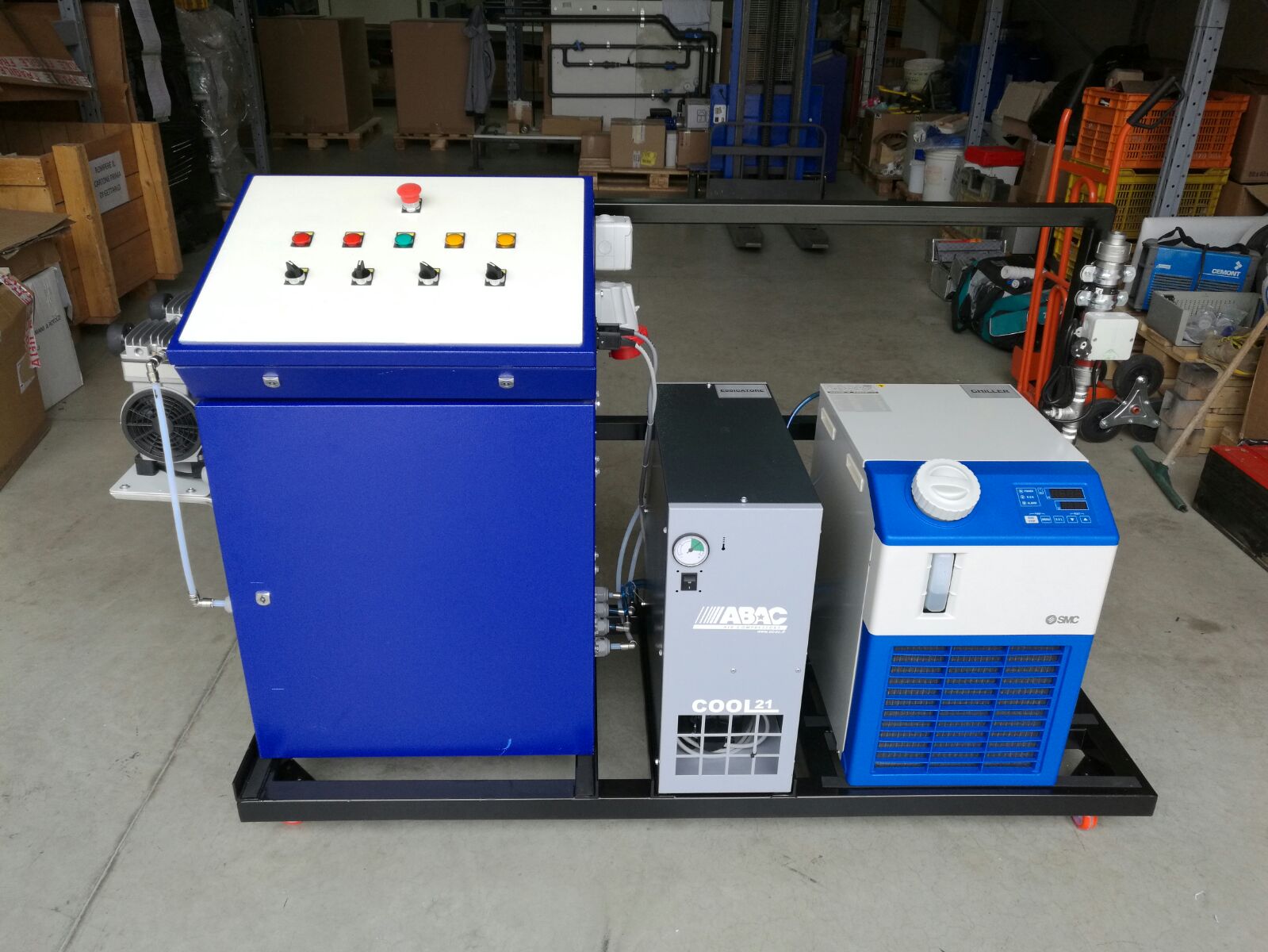 impianto pilota sperimentazione industriale