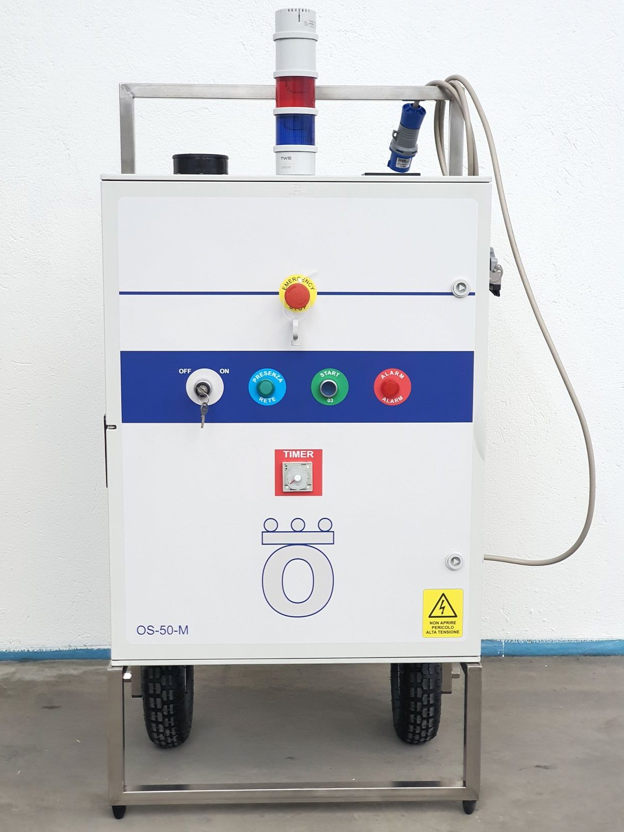 GENERATORE OZONO.2 Generatore di Ozono Industriale, trattamento di ampie cubature